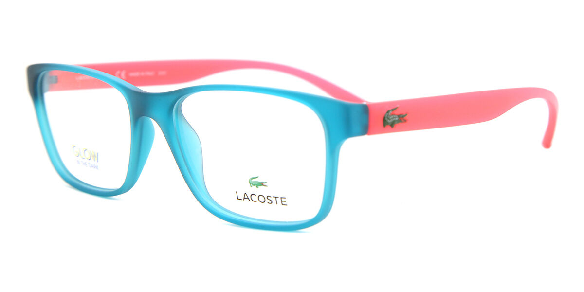 Lentes graduados Lacoste L3804B Kids N 444 Rectangulares Transparent ...